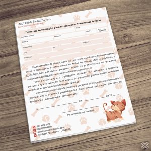 Termo Internação Veterinário 3072