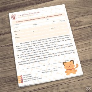 Termo Internação Veterinário 3073