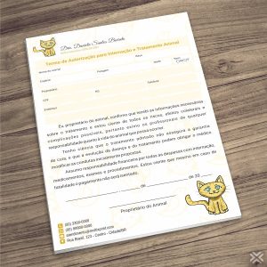 Termo Internação Veterinário 3074