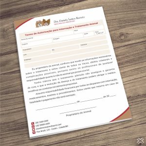 Termo Internação Veterinário 3076