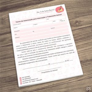 Termo Internação Veterinário 3079