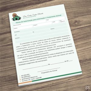 Termo Internação Veterinário 3082