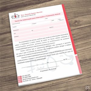 Termo Internação Veterinário 3092