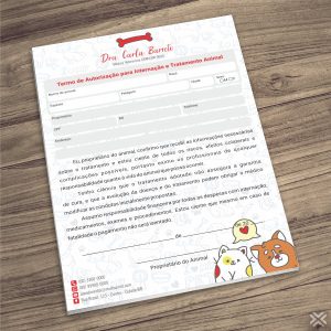 Termo Internação Veterinário 3094