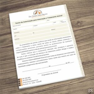 Termo Internação Veterinário 3096