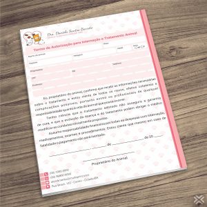 Termo Internação Veterinário 3099