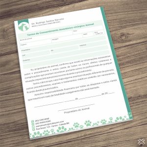 Termo Anestésico-cirúrgico Veterinário 3004