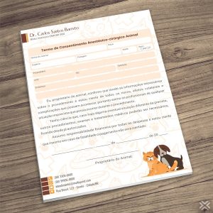 Termo Anestésico-cirúrgico Veterinário 3017