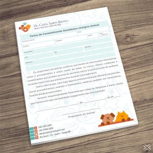 Termo Anestésico-cirúrgico Veterinário 3033