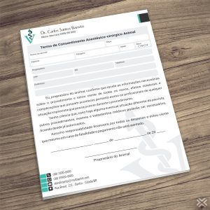Termo Anestésico-cirúrgico Veterinário 3036