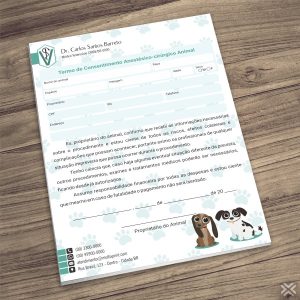 Termo Anestésico-cirúrgico Veterinário 3041