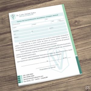Termo Anestésico-cirúrgico Veterinário 3045