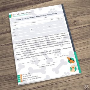 Termo Anestésico-cirúrgico Veterinário 3061