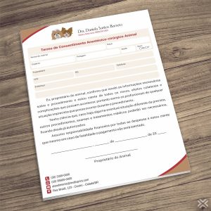 Termo Anestésico-cirúrgico Veterinário 3076