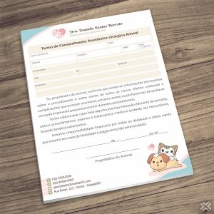 Termo Anestésico-cirúrgico Veterinário 3086