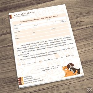 Termo para Eutanásia Veterinário 3017