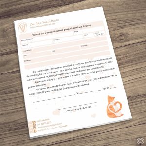 Termo para Eutanásia Veterinário 3042