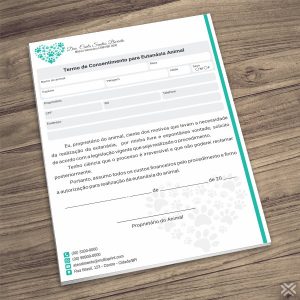 Termo para Eutanásia Veterinário 3080