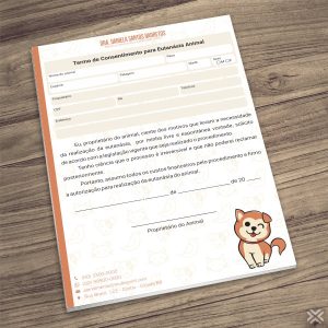 Termo para Eutanásia Veterinário 3084