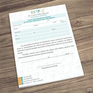 Termo Retirada Veterinário 3030