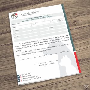 Termo Retirada Veterinário 3032
