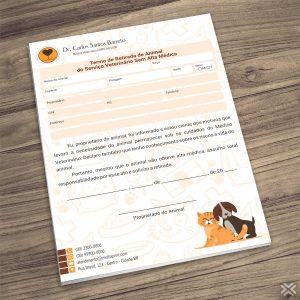 Termo Retirada Veterinário 3039