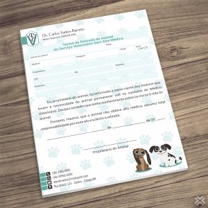 Termo Retirada Veterinário 3041
