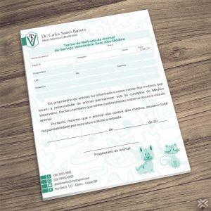 Termo Retirada Veterinário 3043