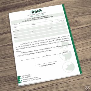 Termo Retirada Veterinário 3050