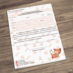 Termo Retirada Veterinário 3072