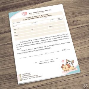 Termo Retirada Veterinário 3086