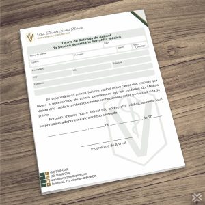 Termo Retirada Veterinário 3090