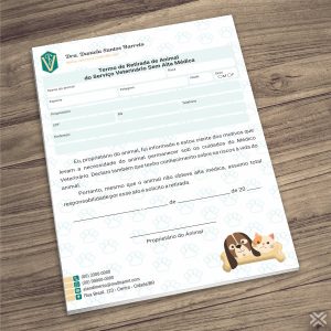 Termo Retirada Veterinário 3091