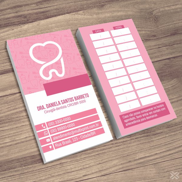 Cartão Agendamento Dentista 0601