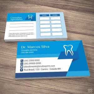 Cartão Agendamento Dentista 0602