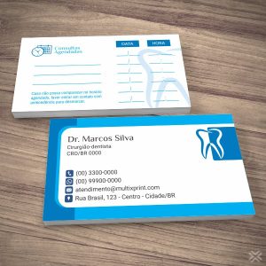 Cartão Agendamento Dentista 0603