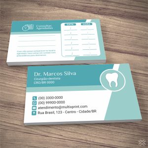 Cartão Agendamento Dentista 0606
