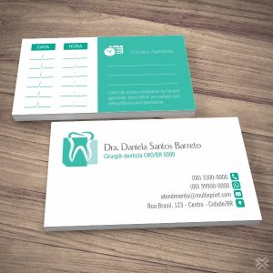 Cartão Agendamento Dentista 0630