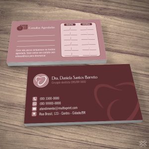 Cartão Agendamento Dentista 0635