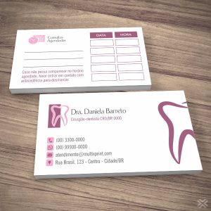 Cartão Agendamento Dentista 0638