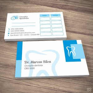 Cartão Agendamento Dentista 0641