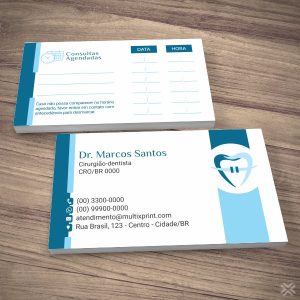 Cartão Agendamento Dentista 0644