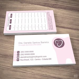 Cartão Agendamento Dentista 0648