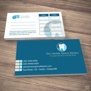 Cartão Agendamento Dentista 0649