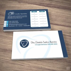 Cartão Agendamento Dentista 0651