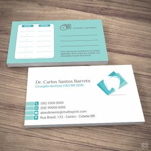 Cartão Agendamento Dentista 0652