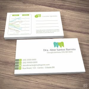 Cartão Agendamento Dentista 0656
