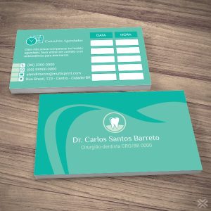 Cartão Agendamento Dentista 0658
