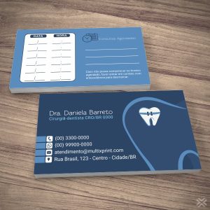 Cartão Agendamento Dentista 0664