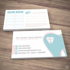 Cartão Agendamento Dentista 0665